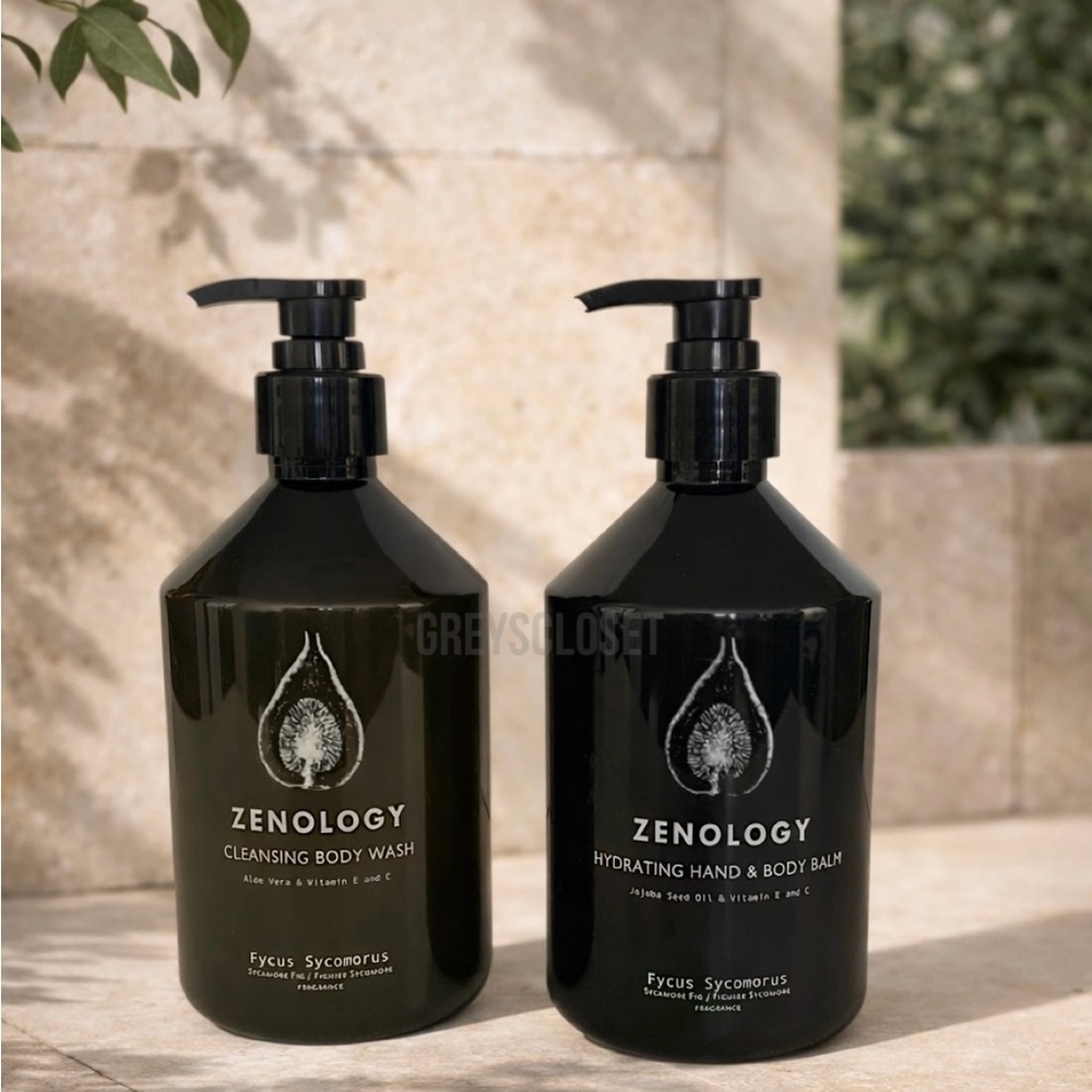 ZENLOGY LUXURY BODY CARE – CLEANSING BODY WASH & HYDRATING HAND + BODY BALM